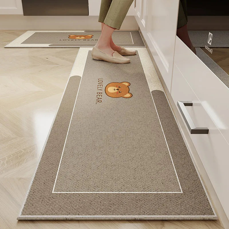 1/2PC Cartoon Easy To Manage Kitchen Floor Mat