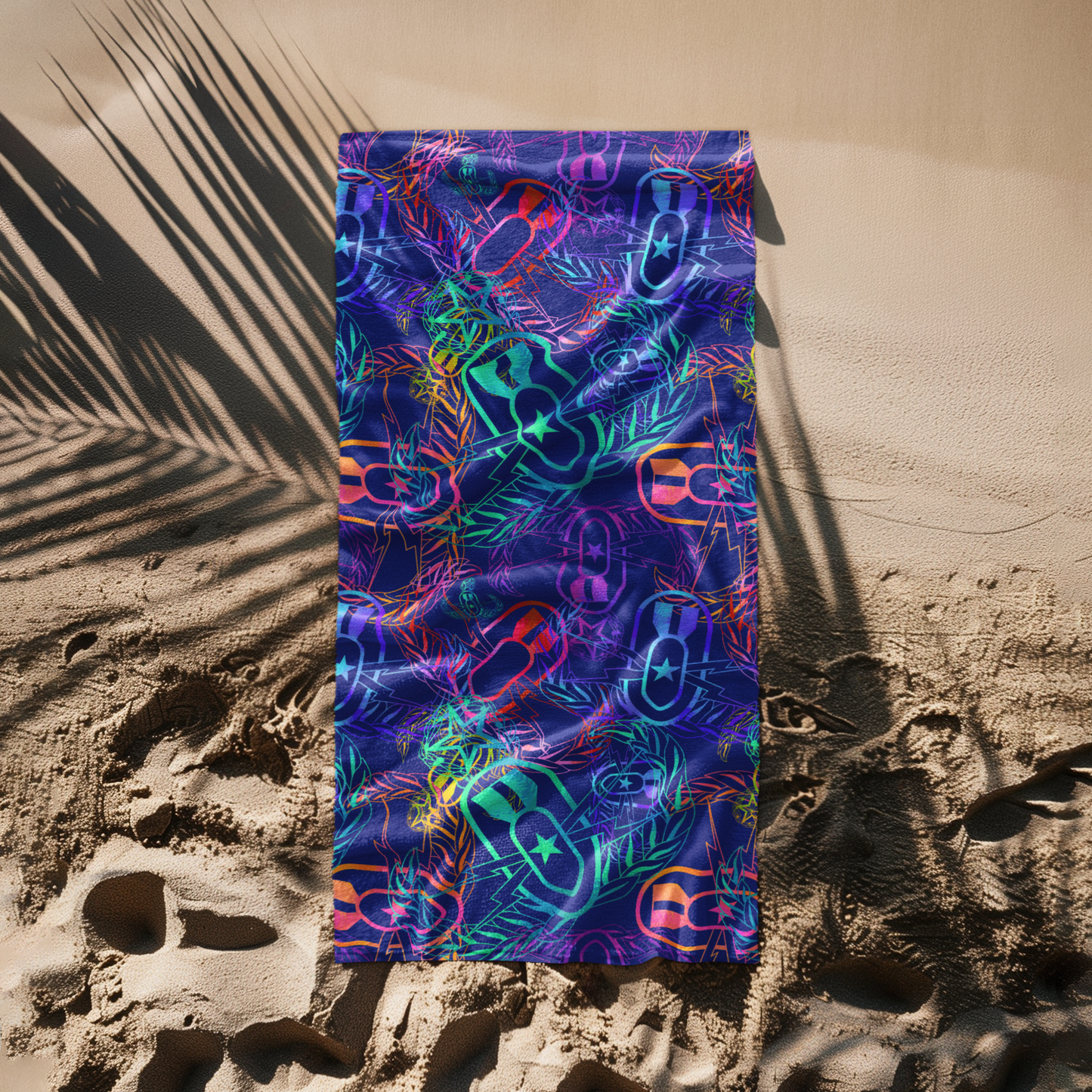 Print On Demand - Beach Towel - "It's 5 o'clock Somewhere"