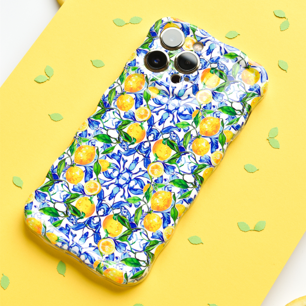 Wavy Phone Case - Amalfi Lemon