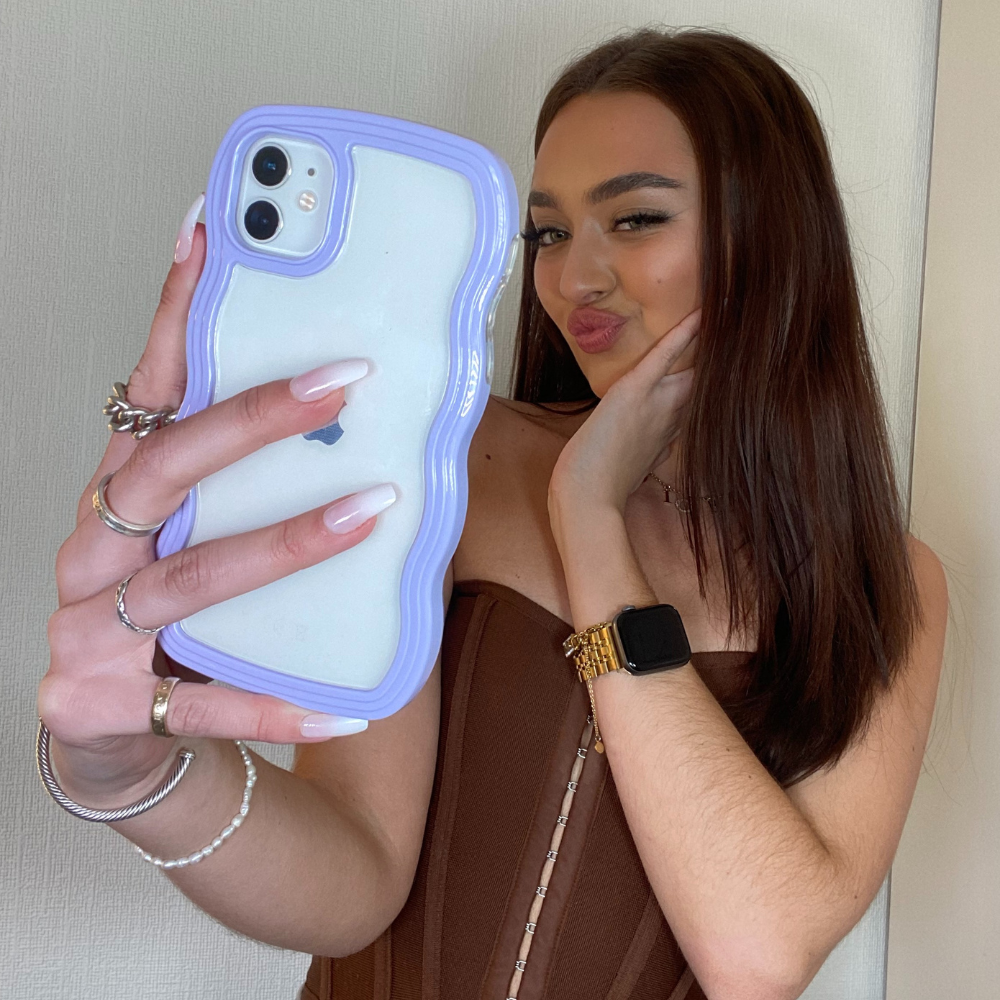 Curvy Phone Case - Lilac