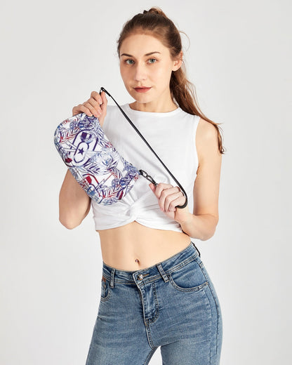 Print On Demand  - Petite Canvas Purse - "It's 5 o'clock Somewhere" (Red, White, & BOOM!)