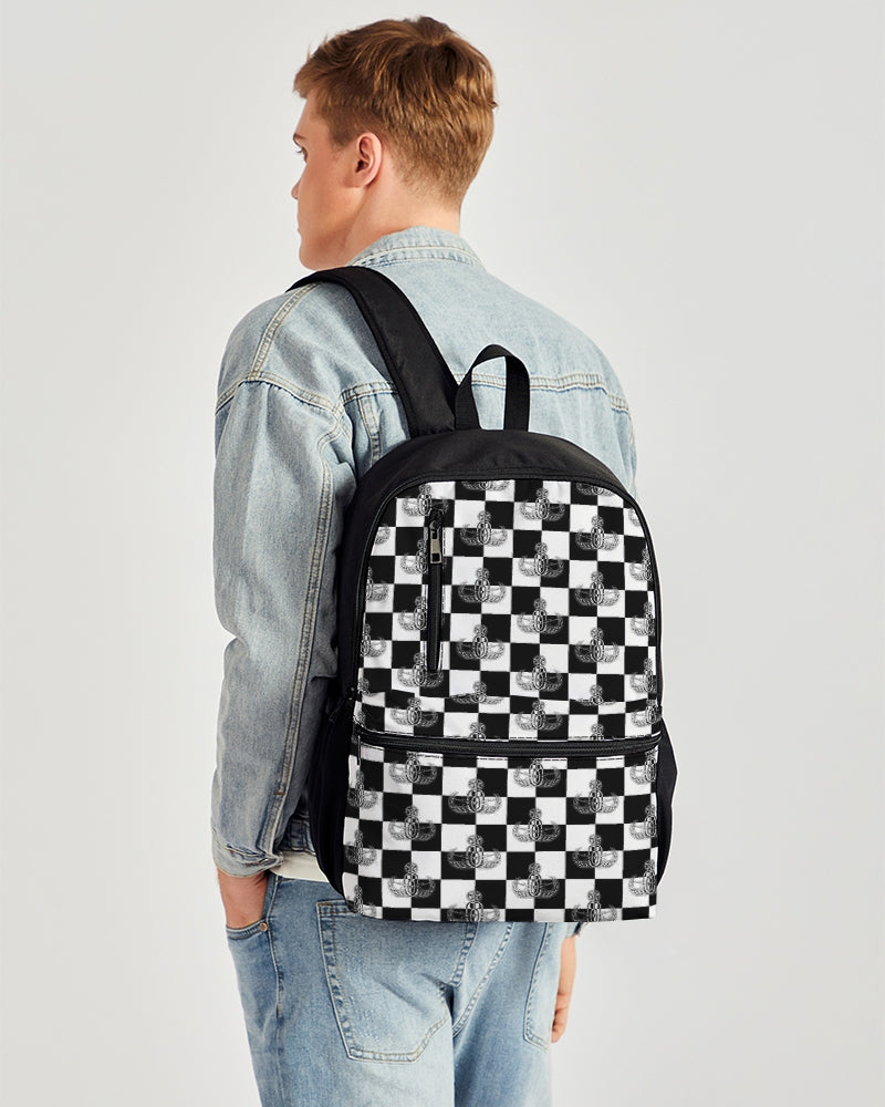 Print On Demand - Duo-Zip Backpack - "EOD Checkered Flag"