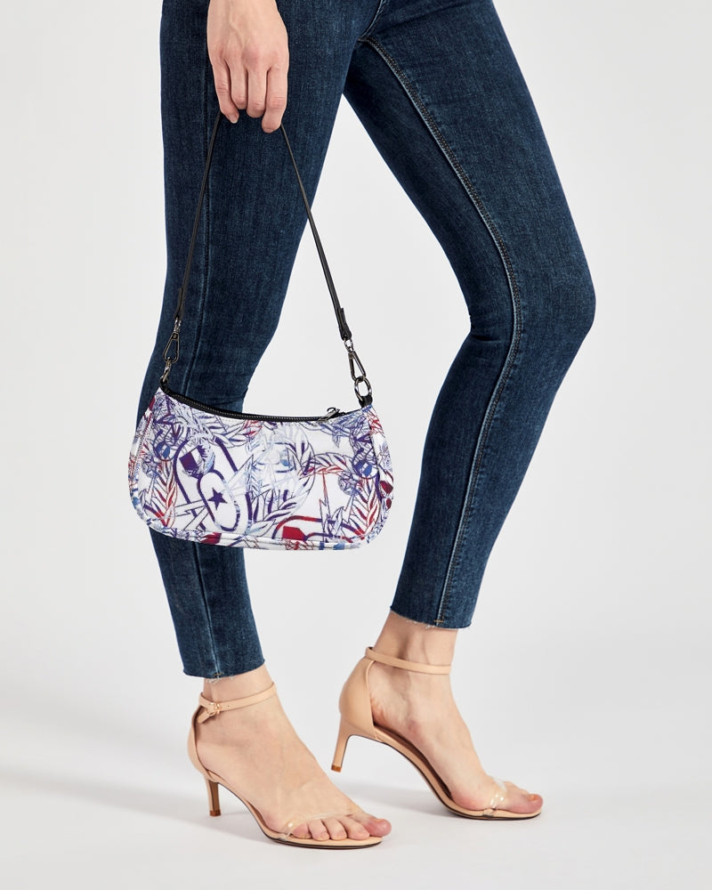 Print On Demand  - Petite Canvas Purse - "It's 5 o'clock Somewhere" (Red, White, & BOOM!)