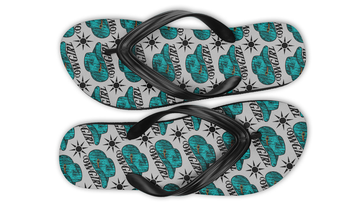 Print On Demand - Flip Flops - "Cowgirl"