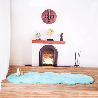 Ultra Soft Faux Rabbit Fur Fluffy Rug