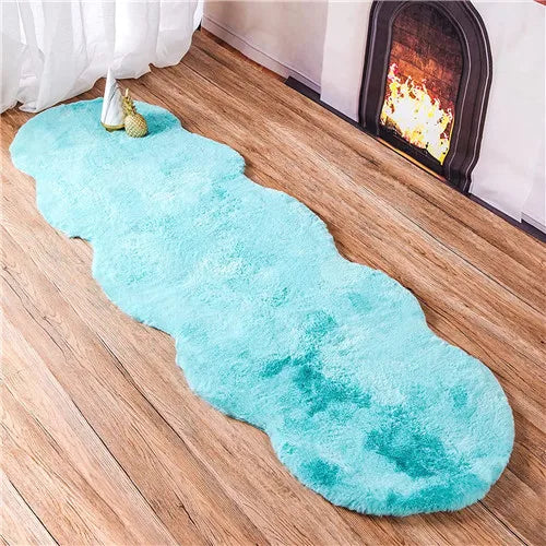 Ultra Soft Faux Rabbit Fur Fluffy Rug