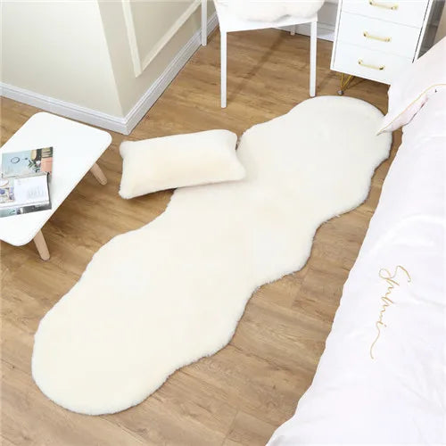 Ultra Soft Faux Rabbit Fur Fluffy Rug