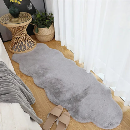 Ultra Soft Faux Rabbit Fur Fluffy Rug