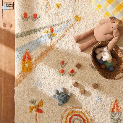 Baby Carpet For Living Room Modern Furry Mat