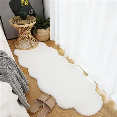 Ultra Soft Faux Rabbit Fur Fluffy Rug
