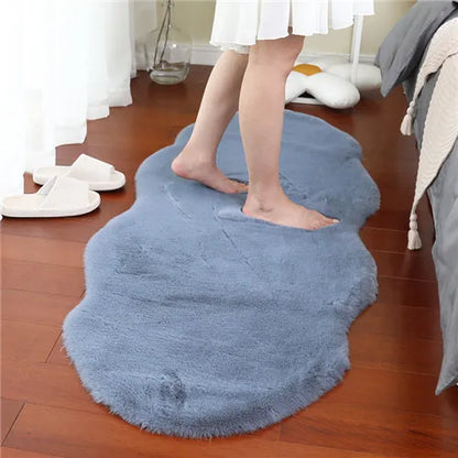 Ultra Soft Faux Rabbit Fur Fluffy Rug