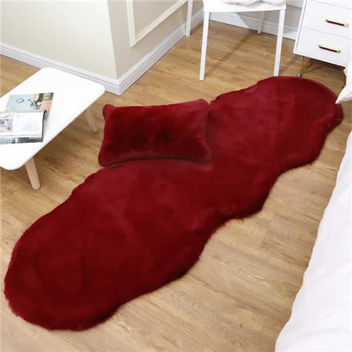 Ultra Soft Faux Rabbit Fur Fluffy Rug