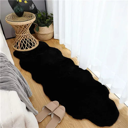 Ultra Soft Faux Rabbit Fur Fluffy Rug