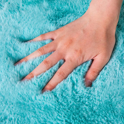 Ultra Soft Faux Rabbit Fur Fluffy Rug