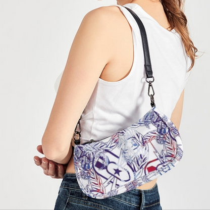 Print On Demand  - Petite Canvas Purse - "It's 5 o'clock Somewhere" (Red, White, & BOOM!)