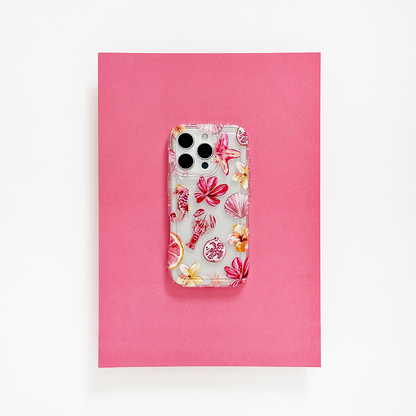 Clear Phone Case - Rosé Coast