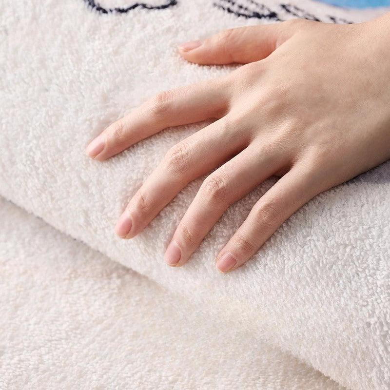 Cartoon Style Carpets Home Fluffy Soft Rug Animal Pattern