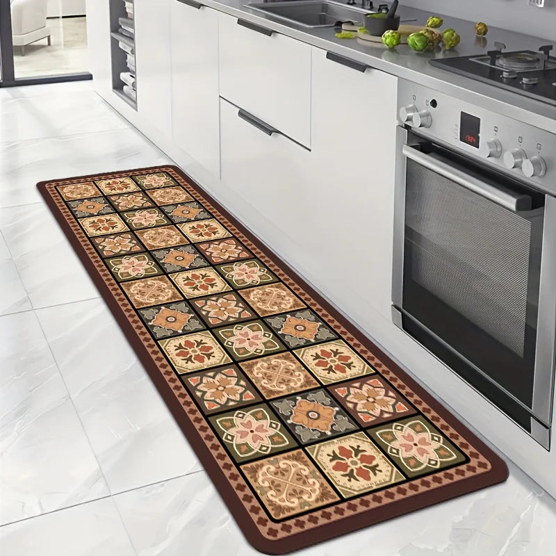 American-Style Flannel Kitchen Rug