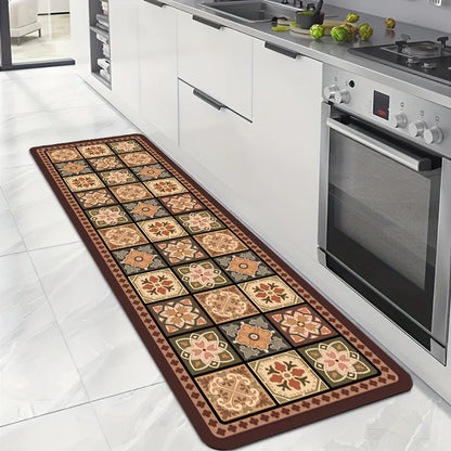 American-Style Flannel Kitchen Rug