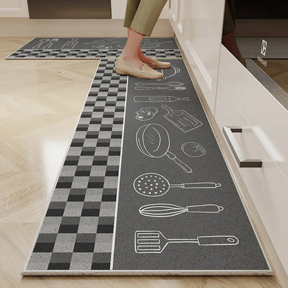 1/2PC Cartoon Easy To Manage Kitchen Floor Mat