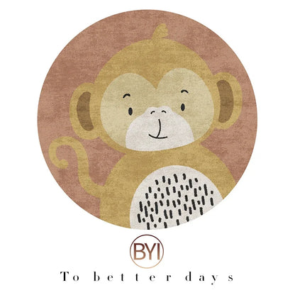 Cartoon Carpets for Living Room Cute Bedroom Deco