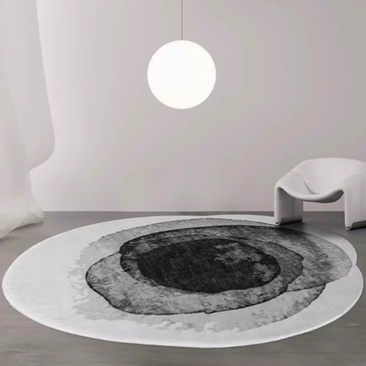 Irregular Shapes Bedroom Decor Gradient Carpet French Style