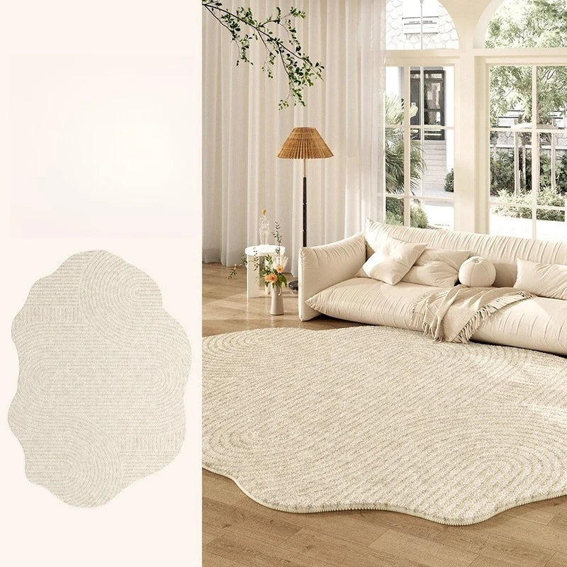 Fluffy Soft Lounge Floor Mat Thickend Plush Bedside Rug