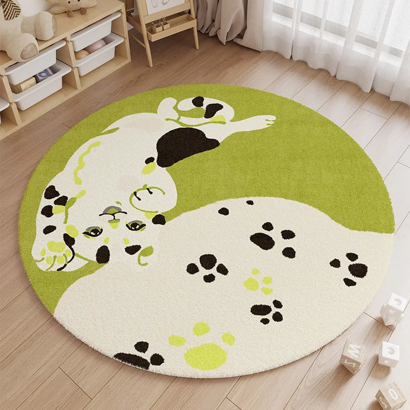 Animal Patterns Carpets for Living Room Fluffy Soft Bedroom Decor Carpet