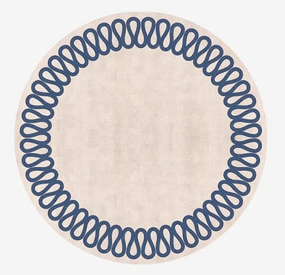 Modern Style Living Room Decoration Round Carpet