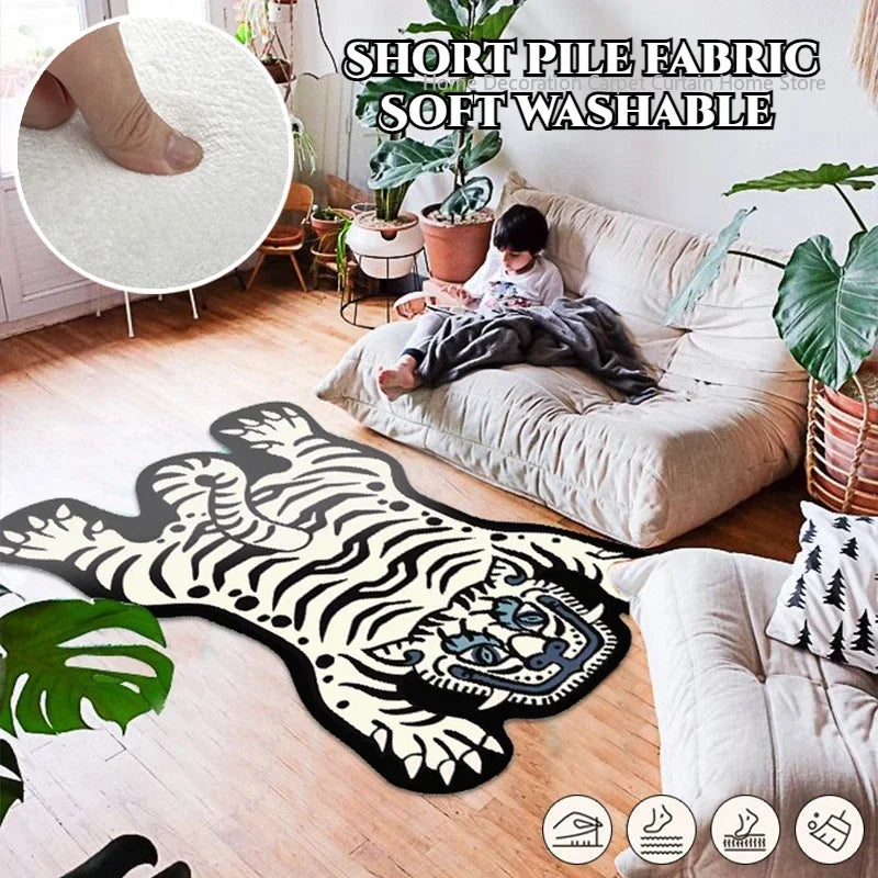 Cartoon Creativity Tiger Carpet