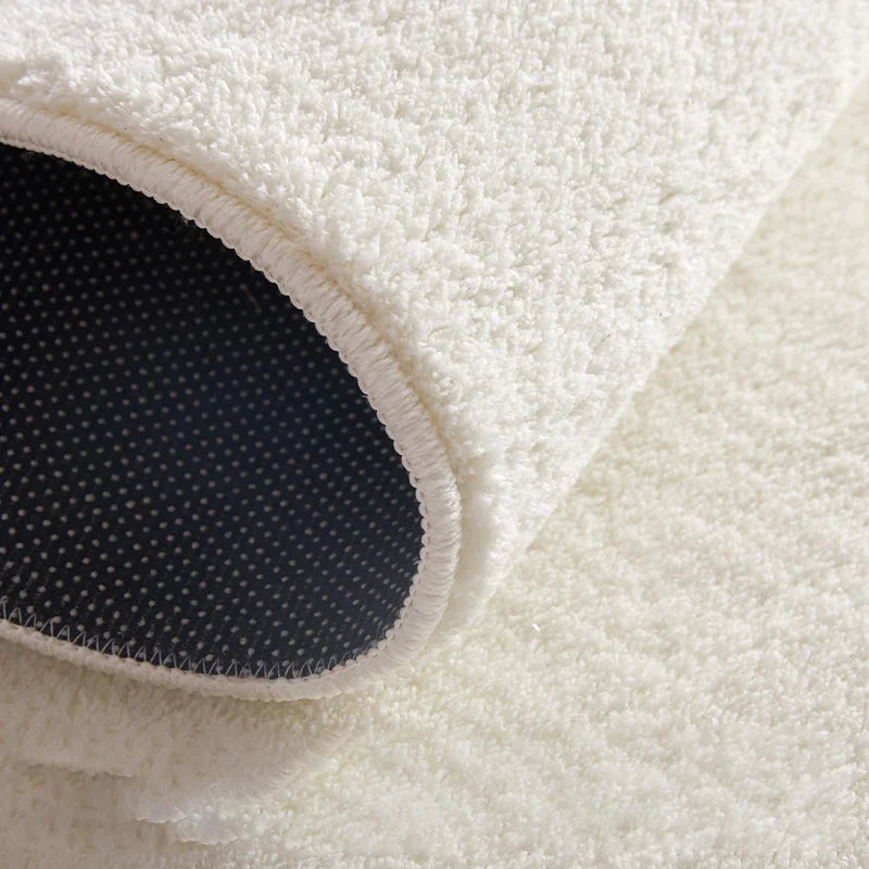 Minimalist Style Bedroom Decor Round Carpet