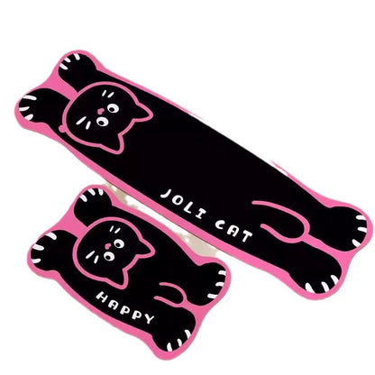 Cartoon Kitchen Mat Absorbent Quick Drying Diatomite Anti-Oil