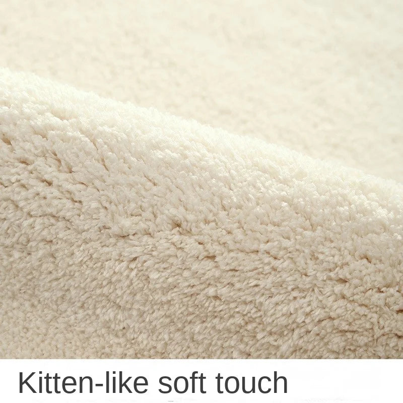 Nordic Style Carpets Cartoon Bedroom Decor Round Carpet