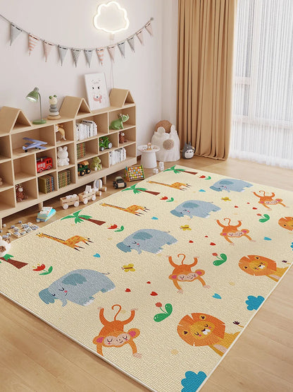 Cartoon Style Carpets Large Area Bedroom Decor Soft Carpet