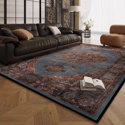 Boho Live Room Rug Antiskid Retro Decoration Home Carpet