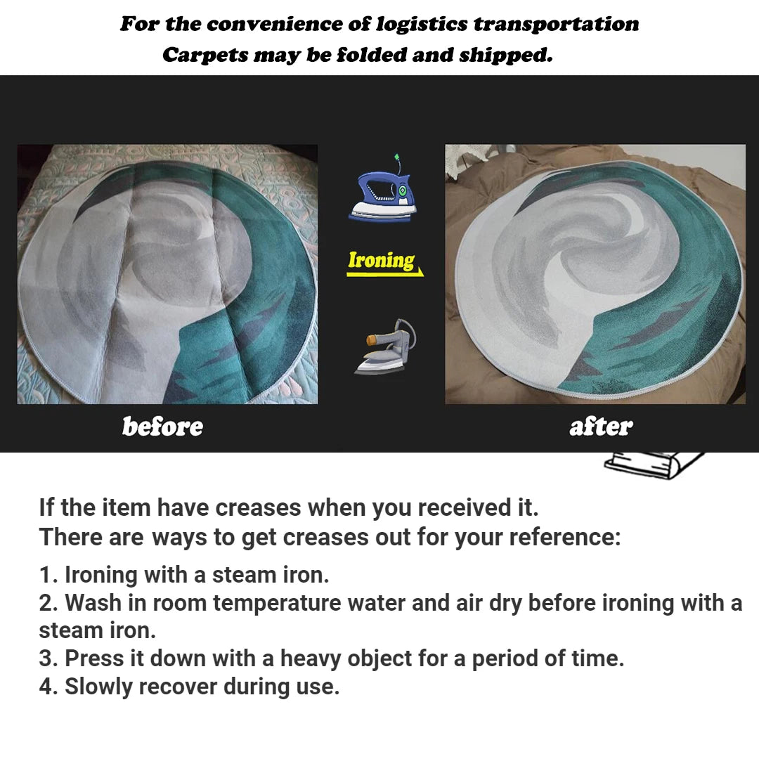 Modern Geometric Large Rugs for Living Room