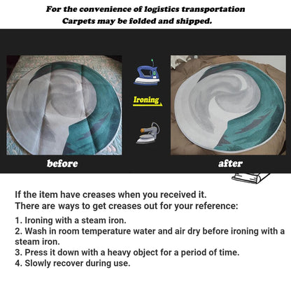 Modern Geometric Large Rugs for Living Room