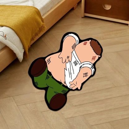 Cartoon Pattern Rugs  Irregular Shapes