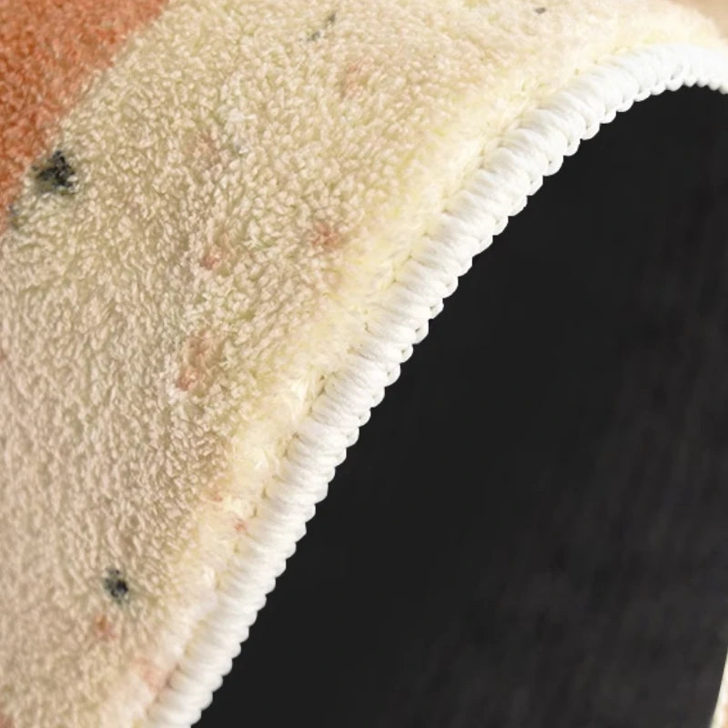 Cartoon Style Bedroom Decor Plush Carpet