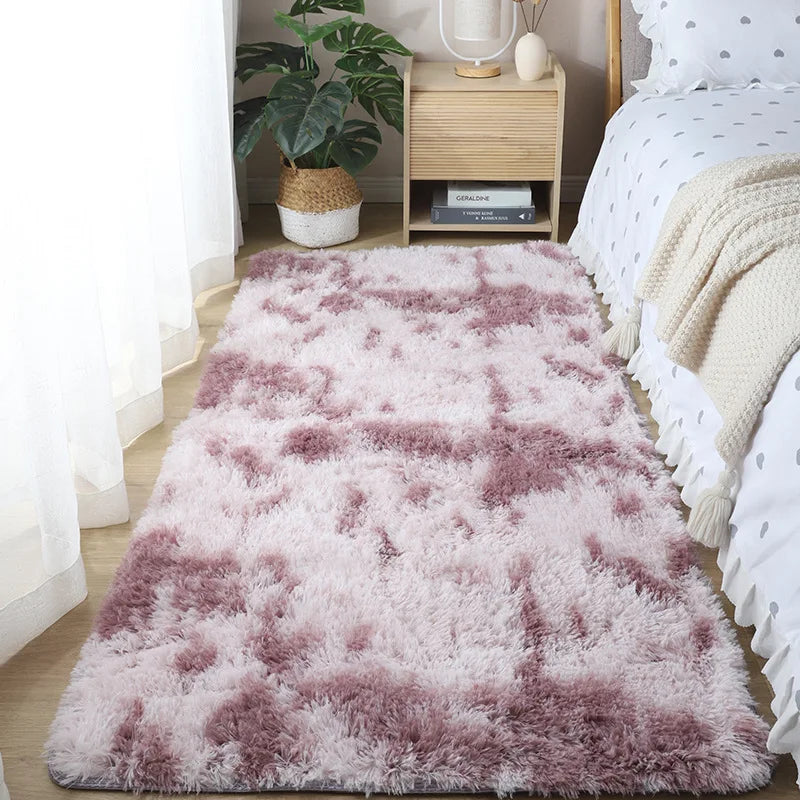 Warm Carpet Bedroom Bedside Blanket Home Living Room