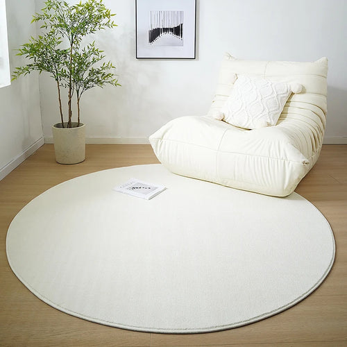 Minimalist Style Living Room Decoration Round Carpet