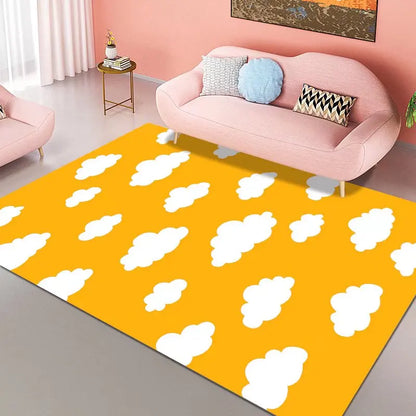 Blue Sky White Clouds Home Carpet Soft Cloud Carpets