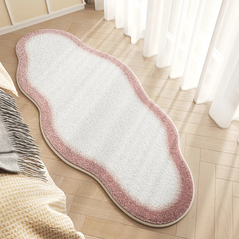 Irregular Shape Rugs for Bedroom Thick Plush Living Room Decoration Cloud Carpet