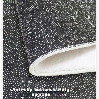 Geometric Style Carpet Imitation Cashmere Bedroom