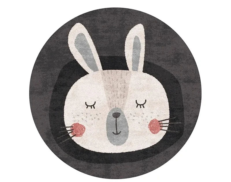 Cartoon Carpets for Living Room Cute Bedroom Deco