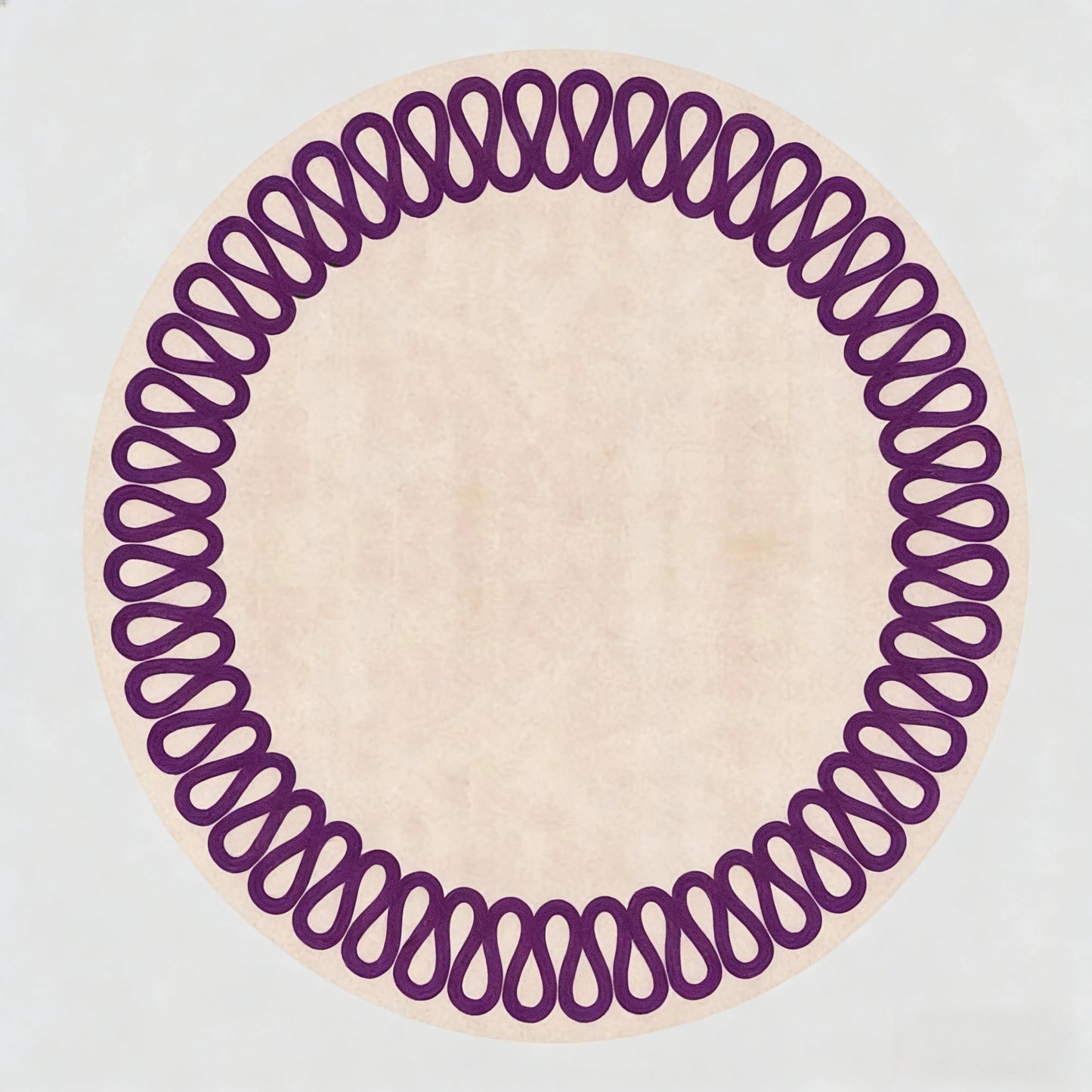 Modern Style Living Room Decoration Round Carpet