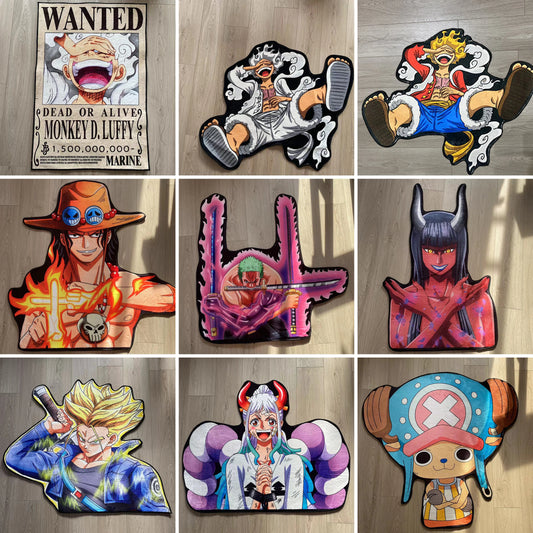 Anime One Pieces Manga Soft Anti-slip Area Rugs