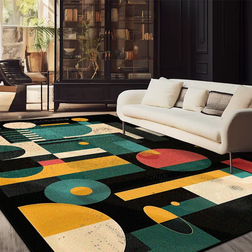 Modern Abstract Style Home Decoration Live Room Rug