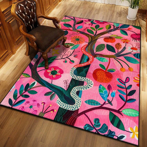 Modern Abstract Antiskid Large Living Room Carpet