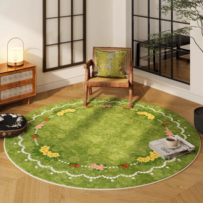 Modern Style Bedroom Decor Round Carpet